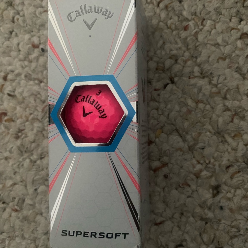 Callaway 3 pack pink golf balls